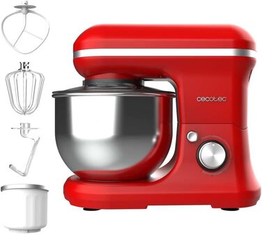 Міксер 1200 Вт, 5 л червоний Cecomixer Merengue 5L 1200 Cecotec