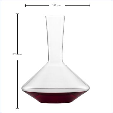 Келих для білого вина Zwiesel Glas Sauvignon Blanc Pure (набір з 2 шт. ), витончені келихи для білого вина, келихи з тритану, які можна мити в посудомийній машині, виготовлені в Німеччині (арт. No 122314) (графин для червоного вина)