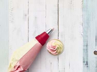 Перехідник насадки для кондитерського мішка з подвійною камерою, 7 x 5 см, Easy Baking RBV Birkmann