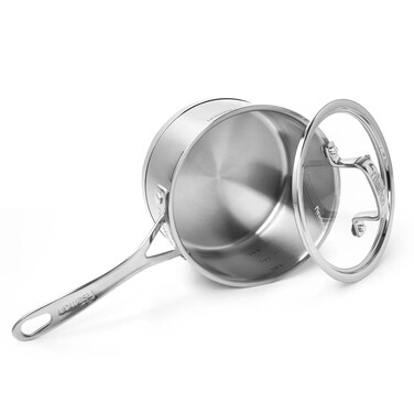 Ківш Fissman FOBUS 16x8 см / 1,6 л з кришкою (5380)