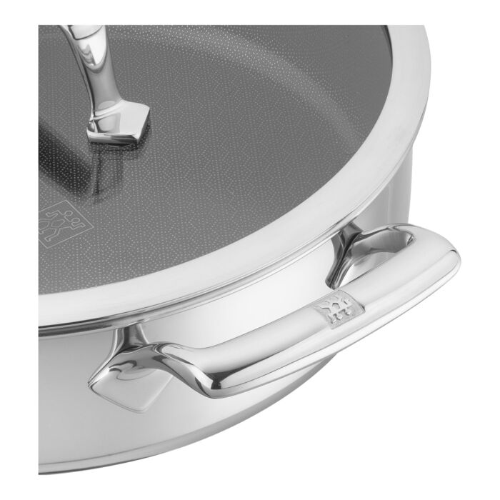 Сервірувальна сковорода 26 см з антипригарним покриттям у формі стільників із скляною кришкою Peak Zwilling