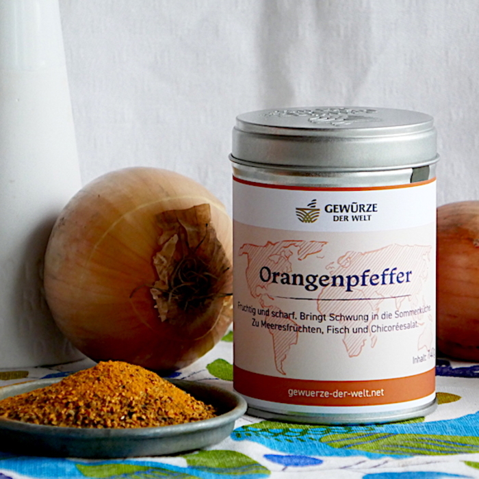 Апельсиновий перець, 120 грам в банці Gewuerze der Welt