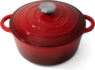 Чавунна  форма для запікання 28 см / 2,7 л червона joeji's Kitchen