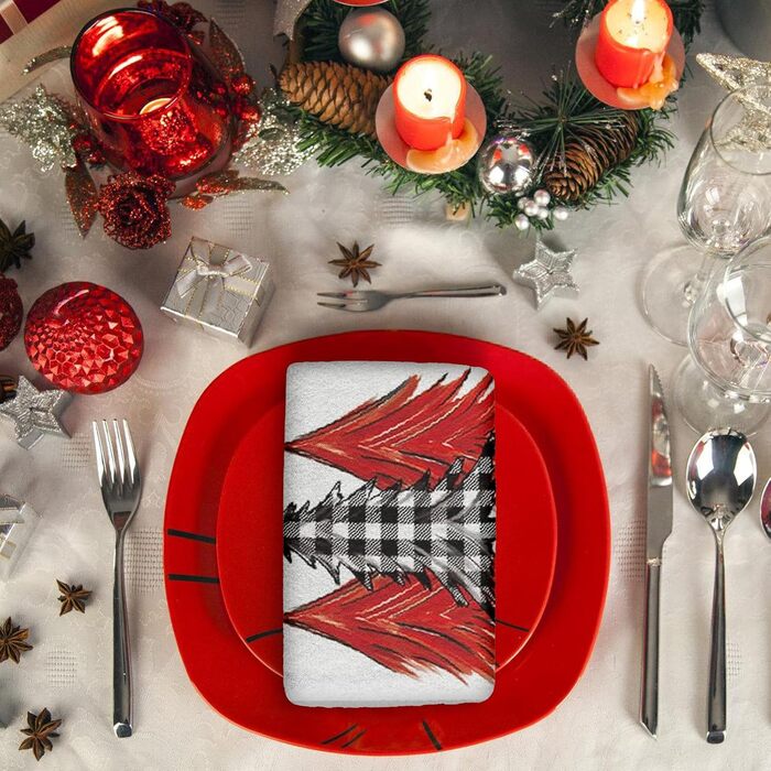 Набір з 2 різдвяних кухонних рушників Joy 43 x 66 см YAXZIM