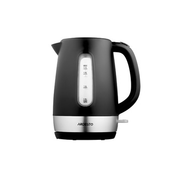 ARDESTO Електрочайник 1.7л, Strix, пластик, чорний матовий