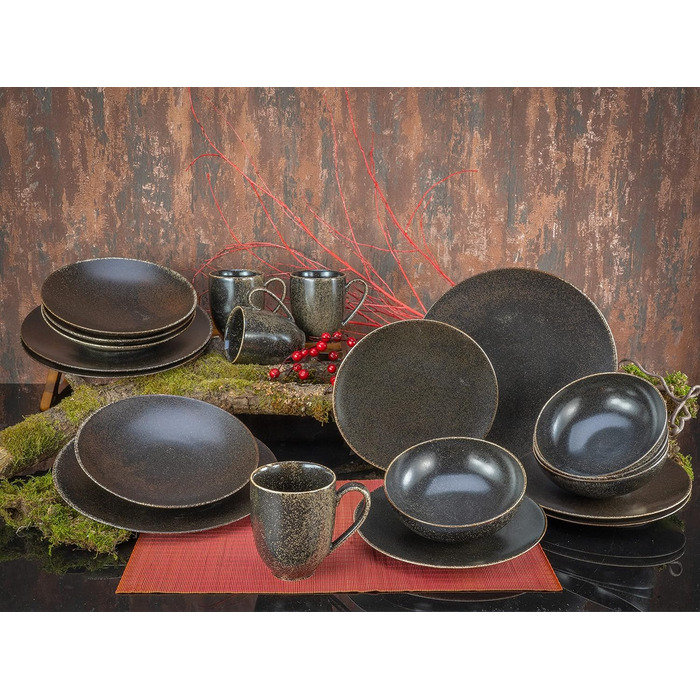 Набір посуду на 4 персони, 20 предметів, Rusty Creatable