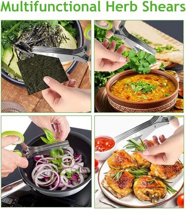 Кухонні ножиці з нержавіючої сталі з 5 лезами Butyeak