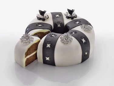 Каструля Zenker 7813 Springform Crme Noir з 2 основами, діаметр 29 см, нержавіюча сталь, сірий / бежевий, 28 x 28 x 7 см 29 x 29 x 7 см