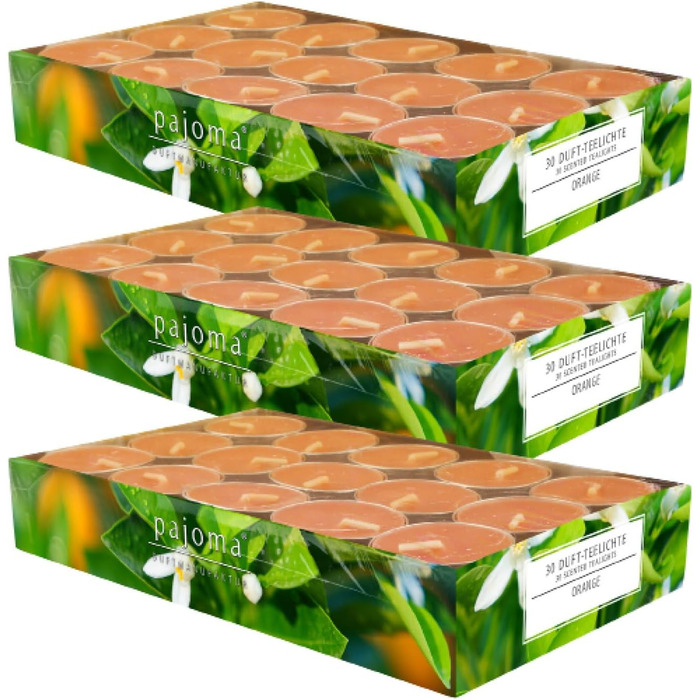 Чайні свічки 3 x 30 шт. ароматизовані pajoma