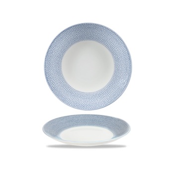 Набір з 12 глибоких тарілок 25,5 см Isla Ocean Blue OCISID251 Churchill