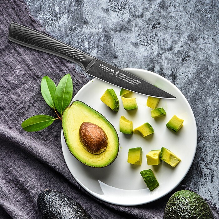 Універсальний ніж Fissman SHINAI graphite 11 см (2489)