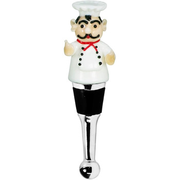 Пробка EDZARD Gourmet для шампанського, вина та ігристого вина, висота 12 см, стиль муранського скла, ручна робота