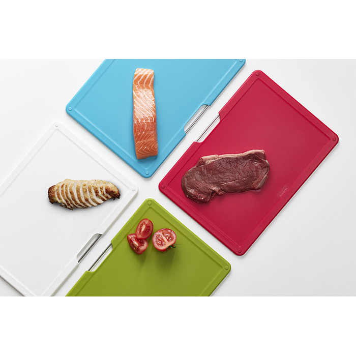 Набір обробних дощок, 7,5 х 26 х 36 см, сріблястий Folio Large Joseph Joseph