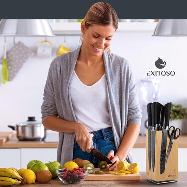 Блок для 20 ножів, що обертається на 360 градусів Exitoso