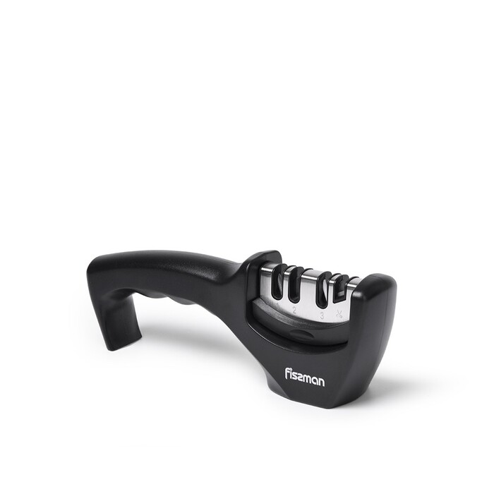 Точило для ножів Fissman трьохкрокової заточки 21x5х7см (12955)