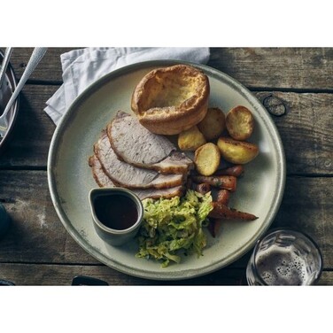 Тарілка кругла 30,5 см, Terra Porcelain Matt Grey, GenWare