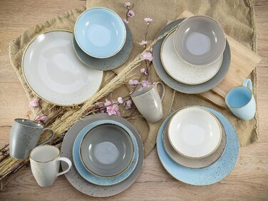 Набір посуду на 4 персони, 16 предметів, різнокольоровий Scandic Nature Collection Creatable