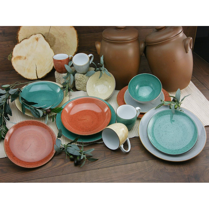 Набір посуду на 4 персони, 16 предметів, Vintage Nature Verona Creatable