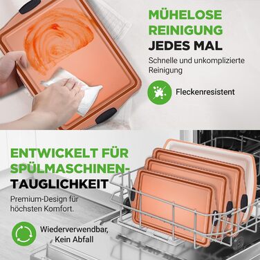 Набір форм для випікання NutriChef із 8 предметів набір форм для випікання, що включає форму для торта, деко, форму для хліба, форму для мафінів, рознімну форму, форму для піци, круглу форму для випікання та прямокутну форму для випікання. Міцні аксесуари