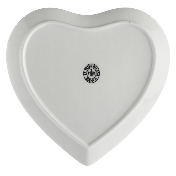 Набір тарілок HEART La Porcellana Bianca CUPIDO, порцеляна, 17 х 17 см, 2 пр.