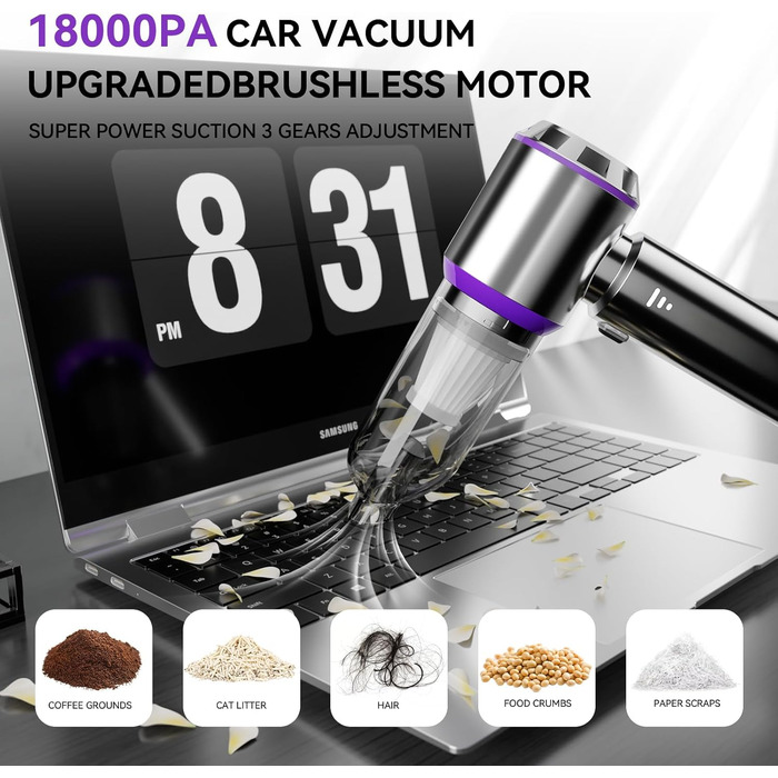 Ручний бездротовий пилосос 120 Вт Tidy Cats