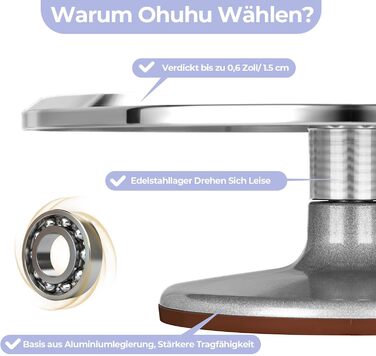 Обертова підставка для торта 30 см Ohuhu