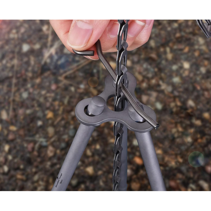 Титановый штатив для кемпингового костра Boundless Voyage