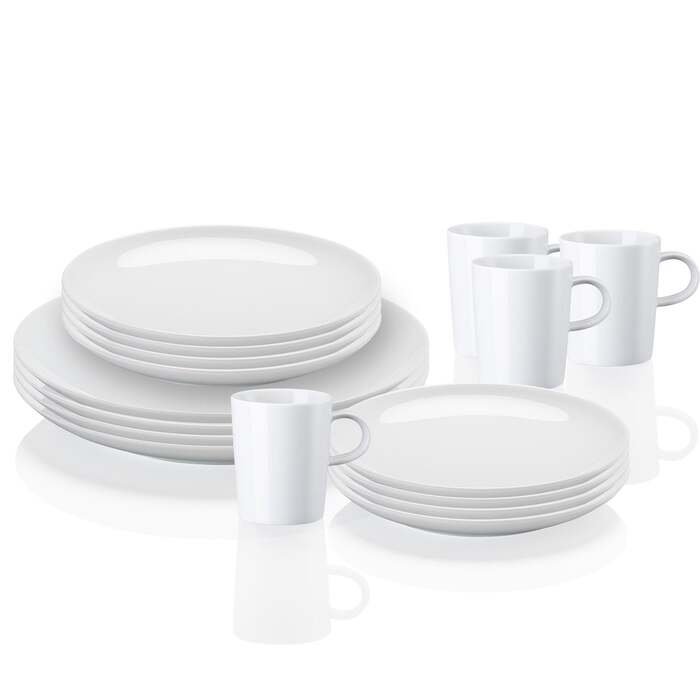 Столовий сервіз сімейний 16 предметів, білий Cucina Arzberg