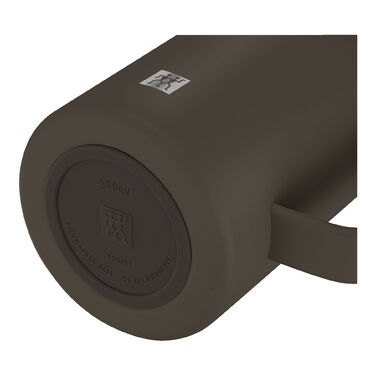 Термокружка 380 мл з ручкою, нержавіюча сталь, шоколадний колір Thermo Plus Zwilling