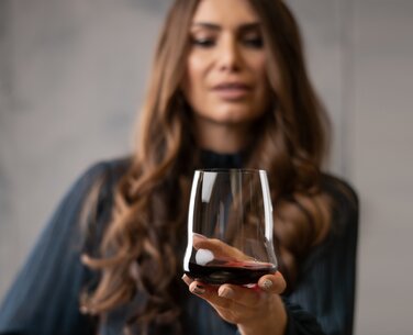 Набір келихів для червоного вина 2 предмета Cabernet Sauvignon Stemless Wings Riedel