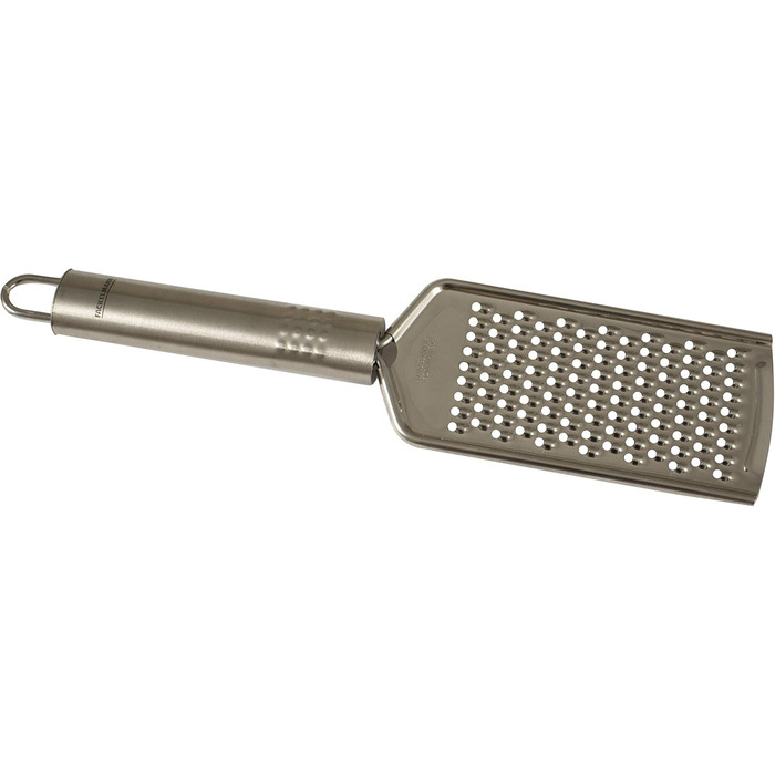 Відкривачка Fackelmann OVAL GRIP, практична відкривачка для консервів з нержавіючої сталі, універсальна відкривачка з ергономічною ручкою (колір сріблястий), кількість (24 x 5,5 x 1,5 см)