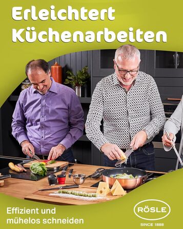 Високоякісний кухонний ніж 20 см для м&39яса, риби, птиці та овочів, нержавіюча сталь 18/10, ергономічна срібна ручка, гострий ніж для кухні (ніж для чищення овочів)