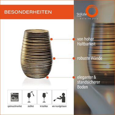 Склянки для води, набір 6 предметів, Mix Metallic Twister Stölzle Lausitz