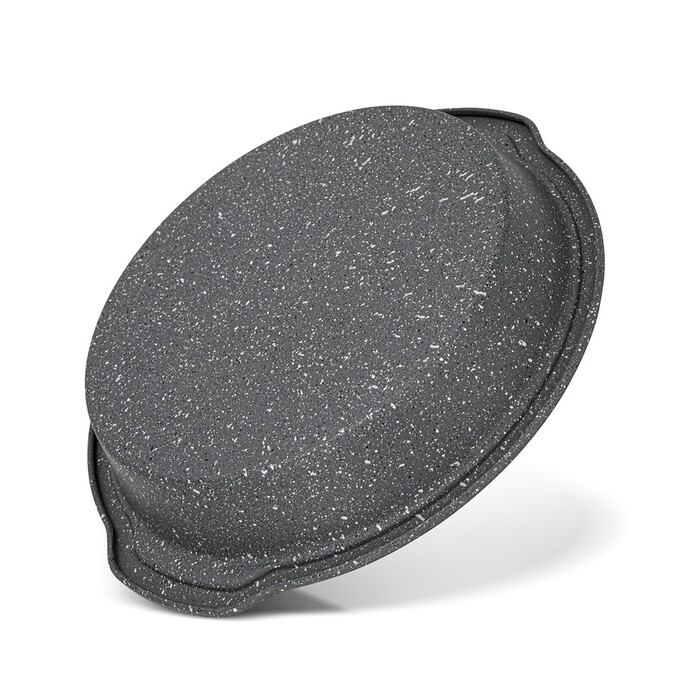 Форма для выпечки круглая Fissman 28х4,5 см. углеродистая сталь с антипригарным покрытием (5673)