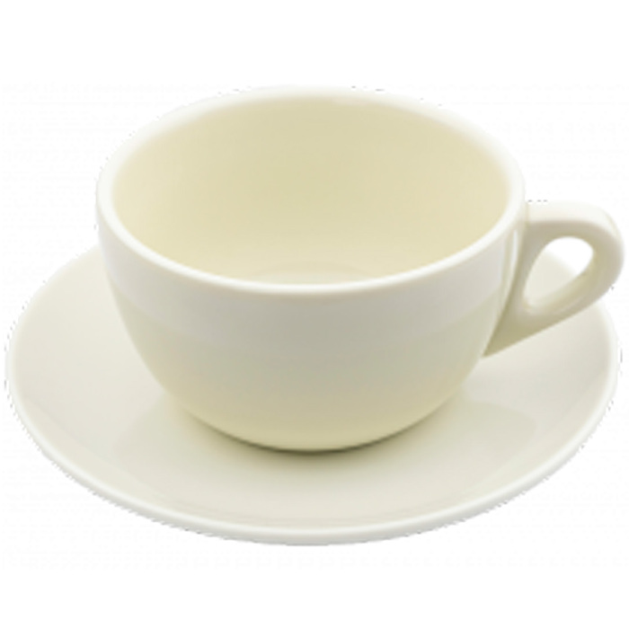 26815 Набір 2 предмети (чашка caffelatte Verona колір Ivory 350 мл з блюдцем) серія 'Verona'