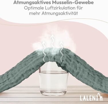 Набір рушників для дітей 10 шт. 70 х 70 см сланцево-зелений Laleni