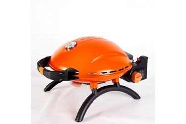 КОМПЛЕКТ Портативний переносний газовий гриль O-GRILL 900, помаранчевий + шланг в подарунок! Код: 011684