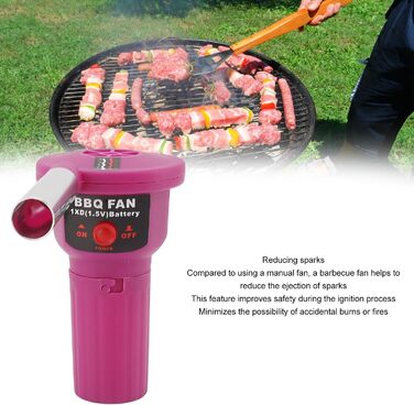 Портативний вентилятор для барбекю Fockety