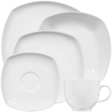 Набір столового посуду 30 предметів білий Sketch Basic Seltmann