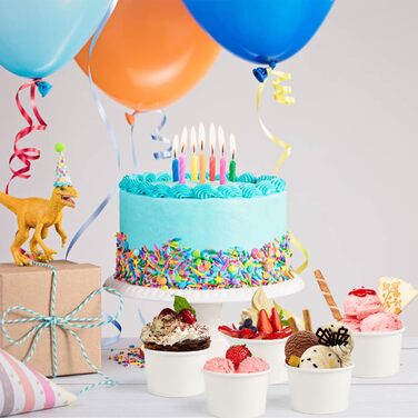 Набір паперові стаканчики для морозива 60 шт. 85 мл VEYLIN