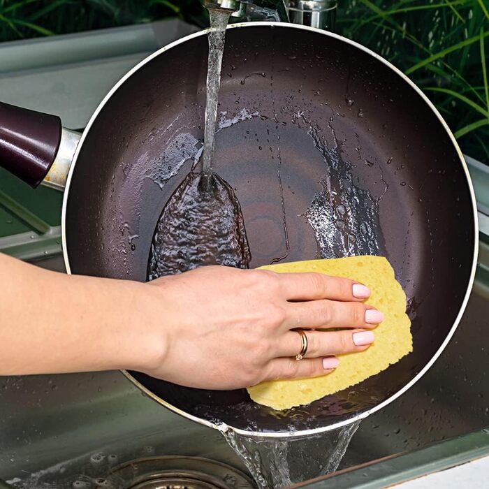 Набір губок для миття 10 шт. 13,5 x 9 x 3,7 см жовтий Spontex