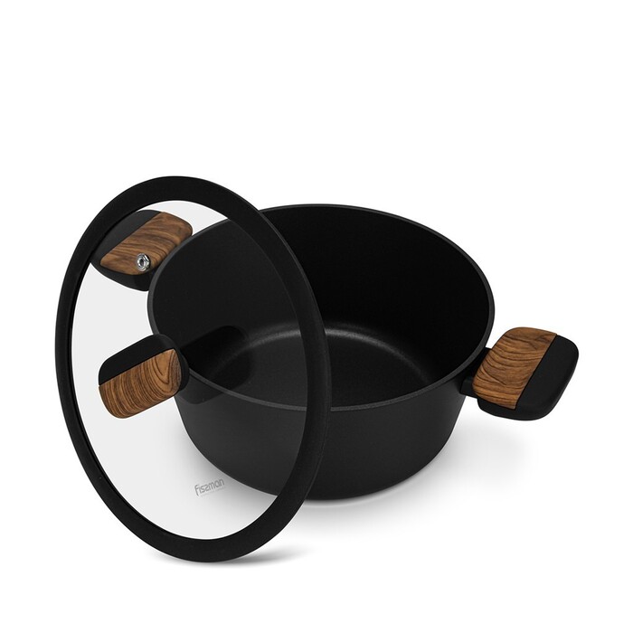 Кастрюля со стеклянной крышкой 22 см 3,36 л FEORELLA Fissman