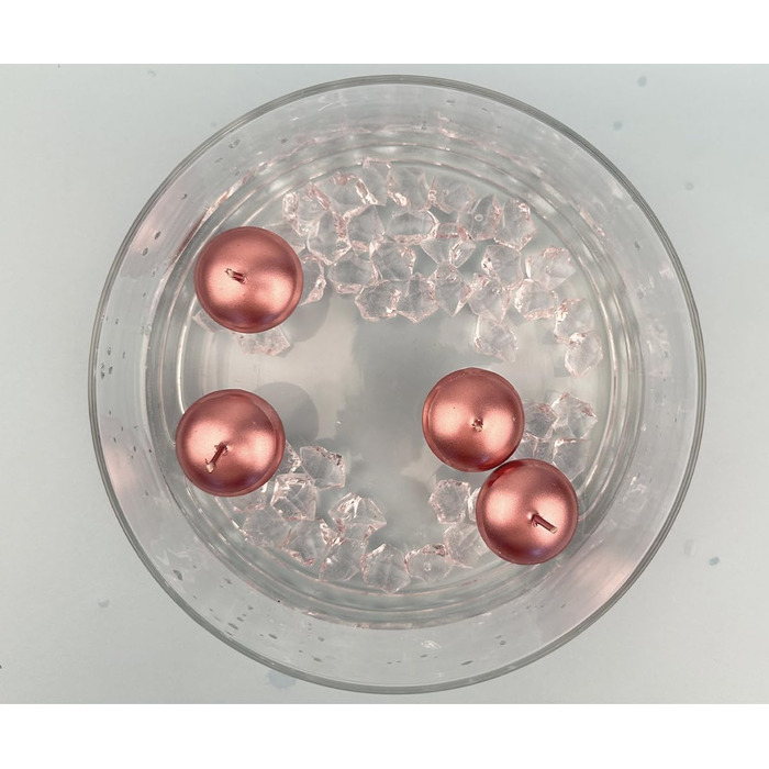 Плаваючі свічки 50 шт. 40 мм. рожеве золото Deko Haus