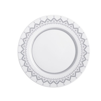 Блюдо 27 см, сіре Cross Stitch Kahla