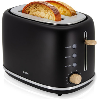 Лоток для крихт, Nordic Design, 870 Вт, Зелений, 2-Slice Toaster, 6 Tostings Function, Keep Warm Function, Cancel, Reheat and Defrost