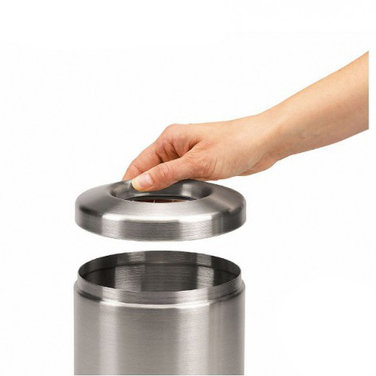 Настільний контейнер для сміття 1 л матова сталь Brabantia