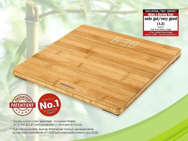 Цифрові ваги із справжнього бамбука Soehnle