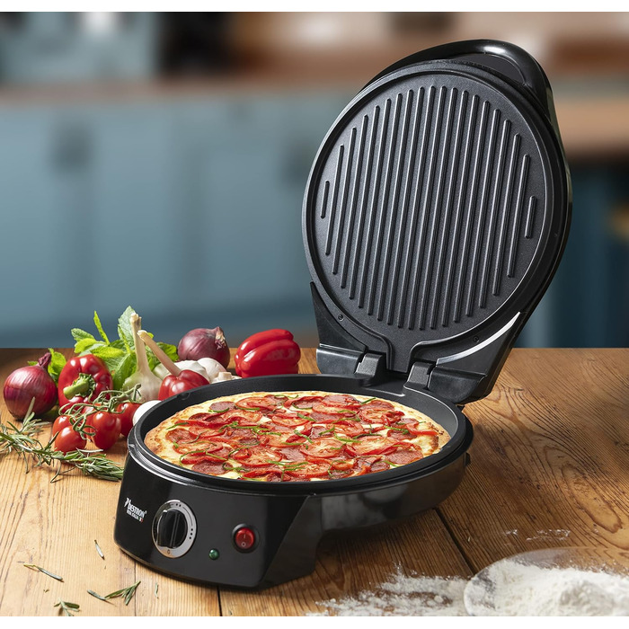 Електрична піч для піци 1800 Вт чорна Bestron