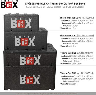 Термобокс 12 л ізольований 36x26x13 см, пінопласт THERM BOX