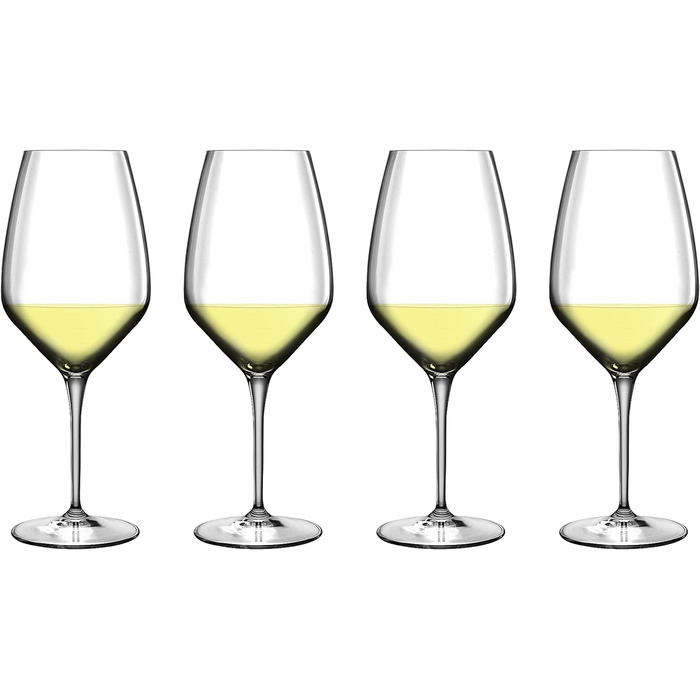 Набір келихів Bormioli Luigi Atelier для рислінгу, звукове скло, прозоре, 440 мл, 6 предметів (набір з 4 шт. )